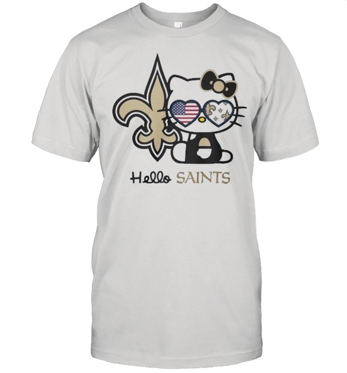 Hello Kitty New Orleans Saints shirt