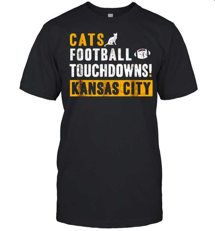 Cats touchdown football touchdowns kansas City shirt Classic Men's T-shirt