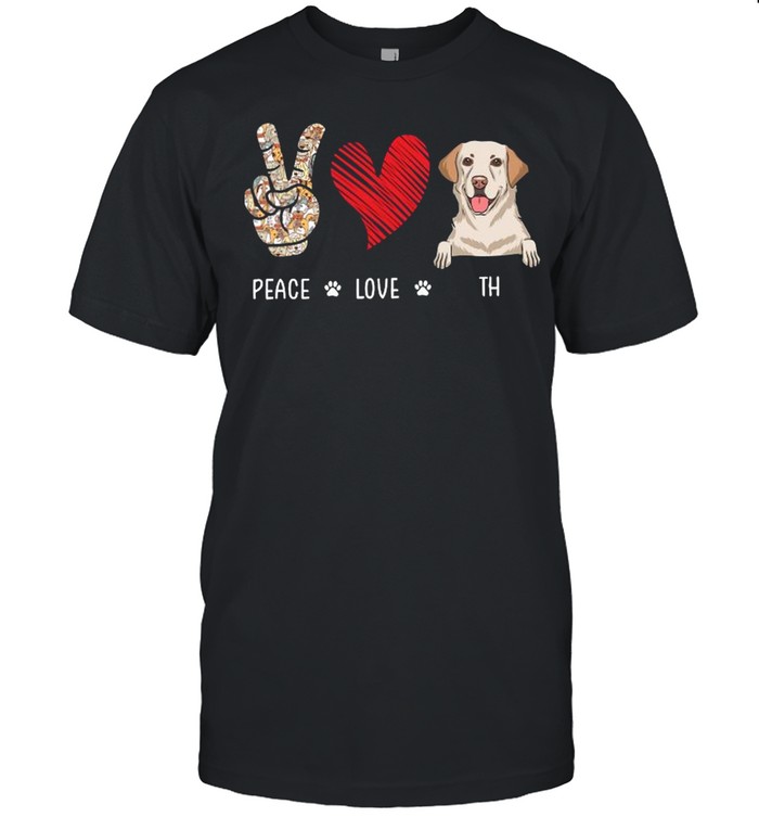 Peace Love And Beagle Dog shirt