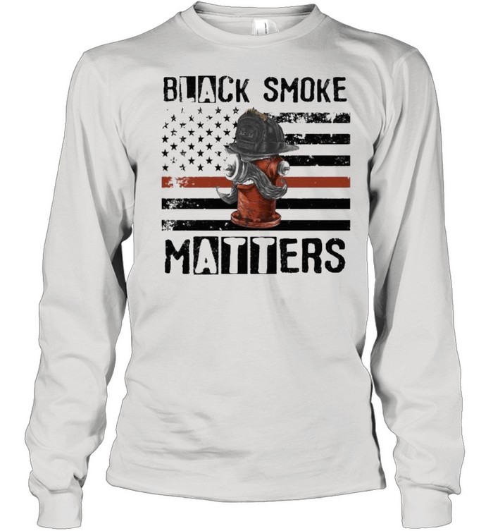 black smoke matters t shirt