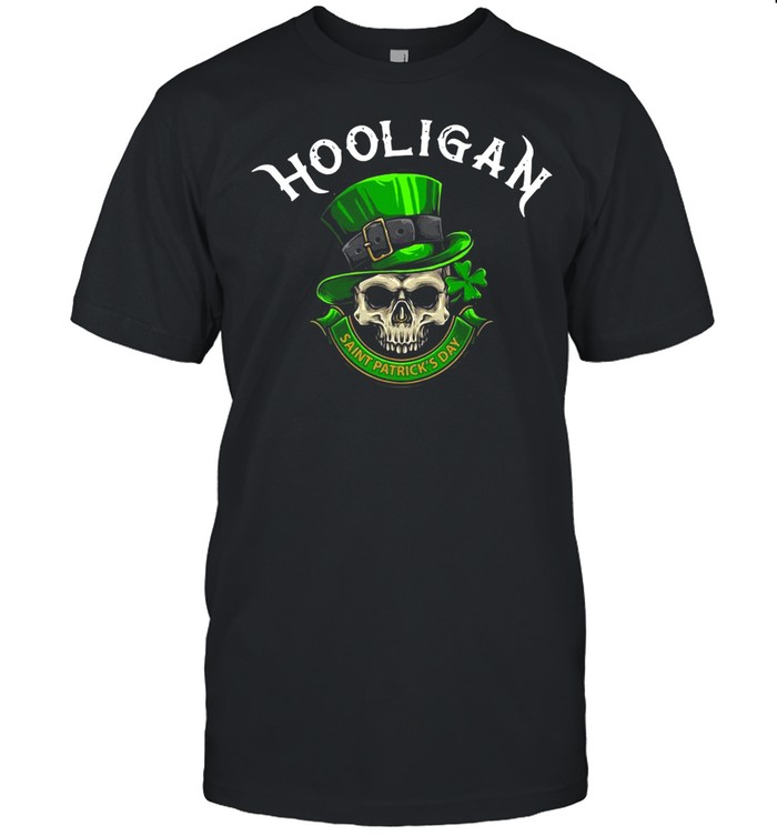 Skull Hooligan Saint Patrick’s Day shirt Classic Men's T-shirt