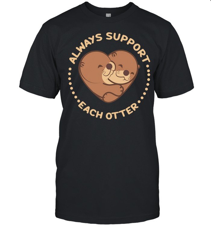Heart always support each otter shirt Classic Men's T-shirt