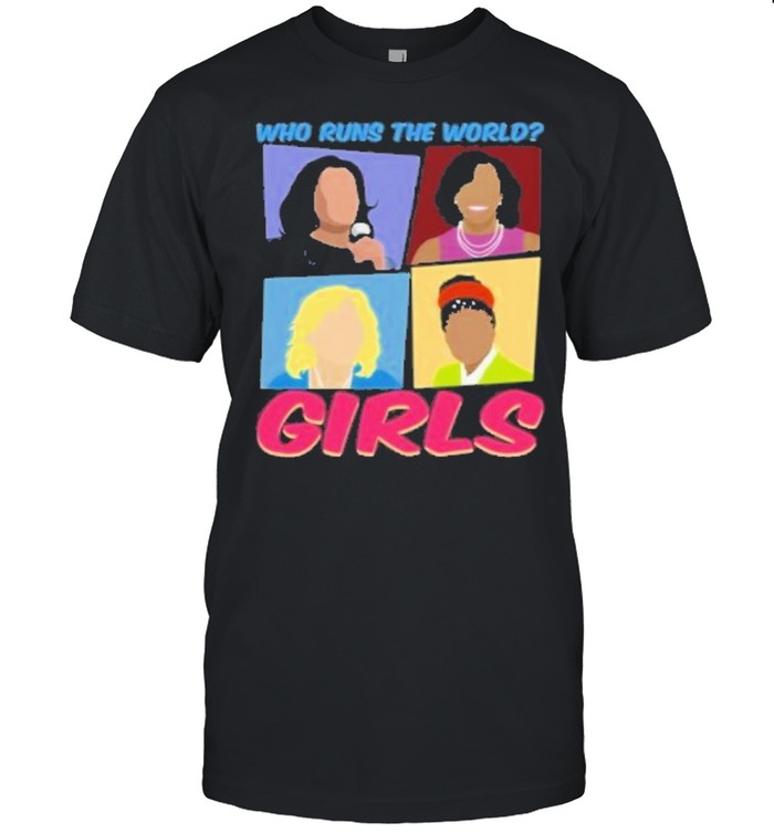 inauguration 2021 kamala michelle amanda jill who runs the world girls feminist shirt