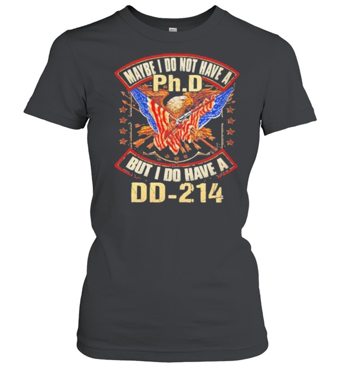 Maybe I do not have a phd but I do have a shirt Classic Women's T-shirt