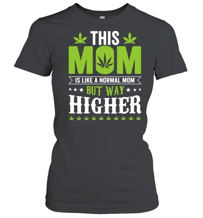 This mom is like a normal mom but way higher weed shirt Classic Women's T-shirt