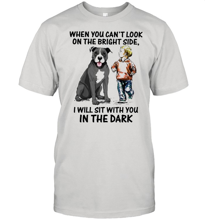 when you cant look on the bright side i will sit with you in the dark shirt Classic Men's T-shirt