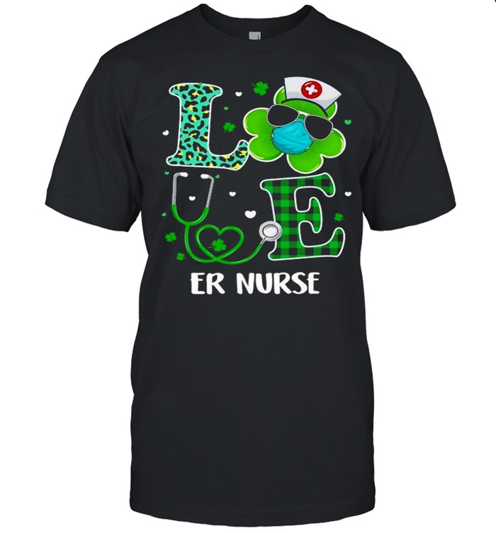 Ph 2021 St Patricks Day Love Er Nurse Funny Shamrock shirt