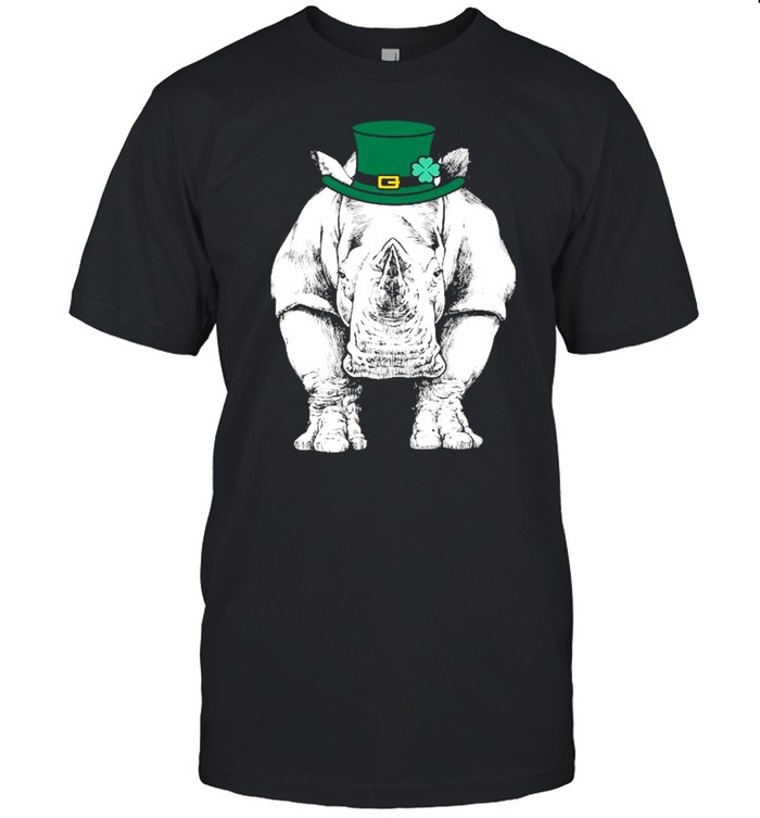 Rhino St. Patrick’s Day Safari Animal Lover shirt