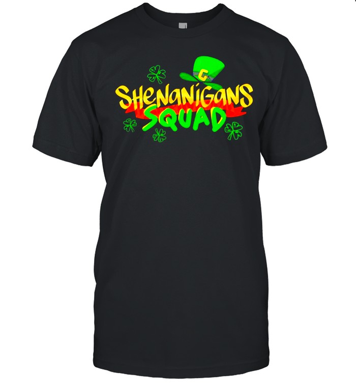 Shenanigans Squad Funny St. Patricks Day Matching Group shirt