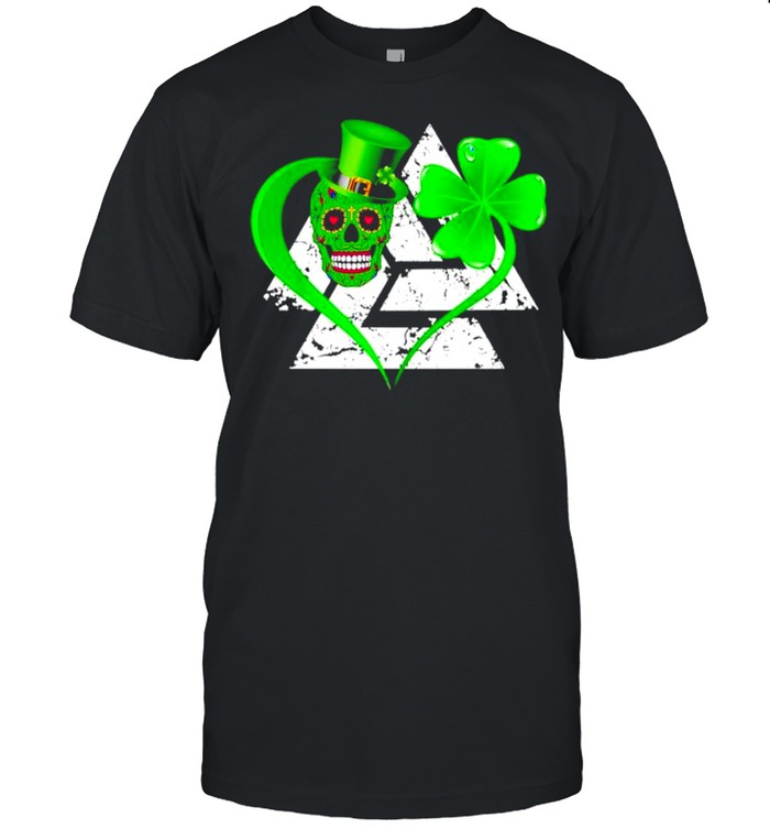 Skull Viking Valknut St Patricks Day Irish shirt