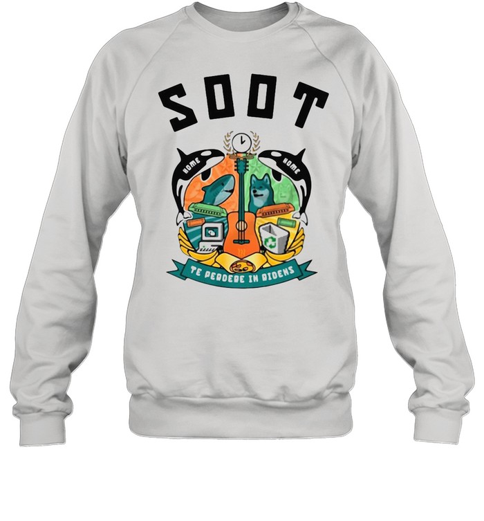 Soot Te Perdre In Ridens Guitar Fish And Dog shirt Unisex Sweatshirt