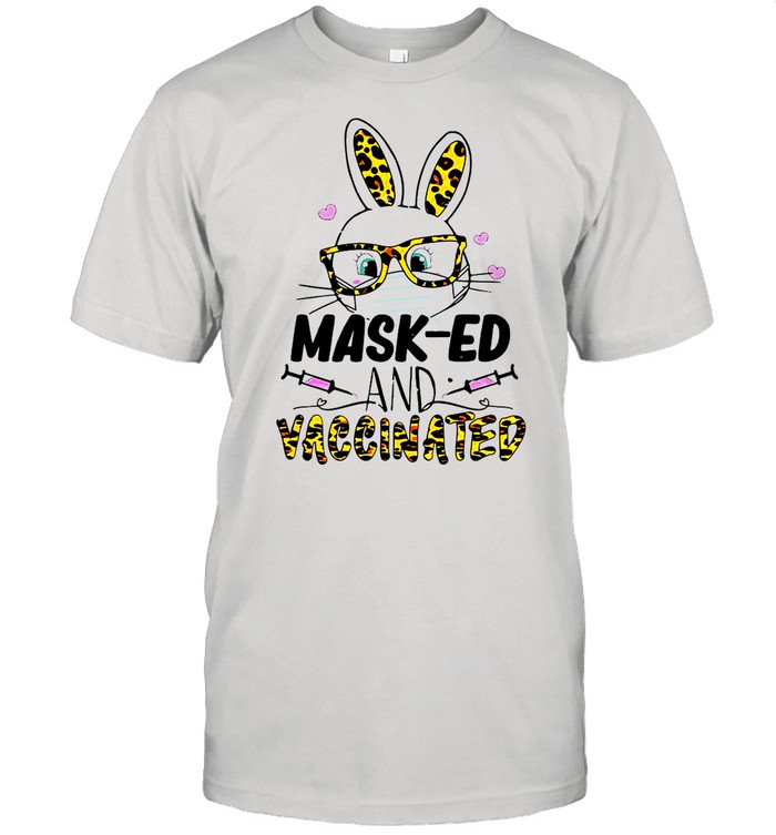 Mask-ed And Vaccinated Easter Shirt