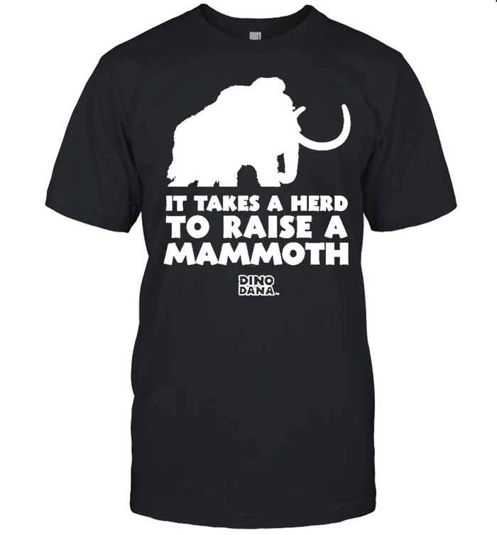 Dino Dana White Mammoth Shirt