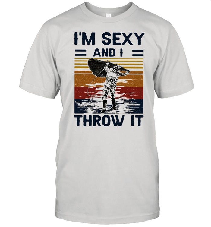 I'm Sexy And I THrow It Fisher Vintage  Classic Men's T-shirt