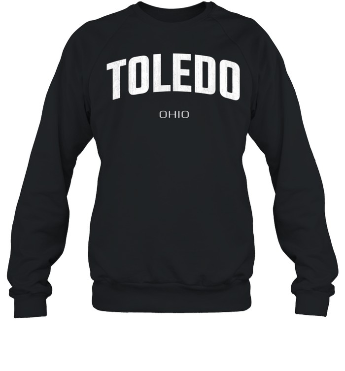 Toledo Ohio OH Vintage Athletic Sports Design Sweatshirt