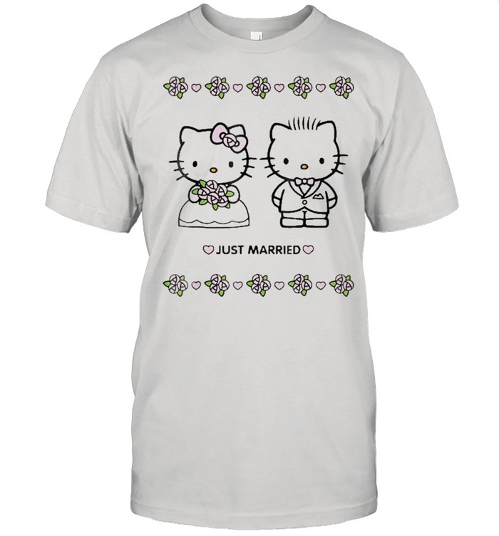 Hello Kitty And Dear Daniel Just Married Shirt