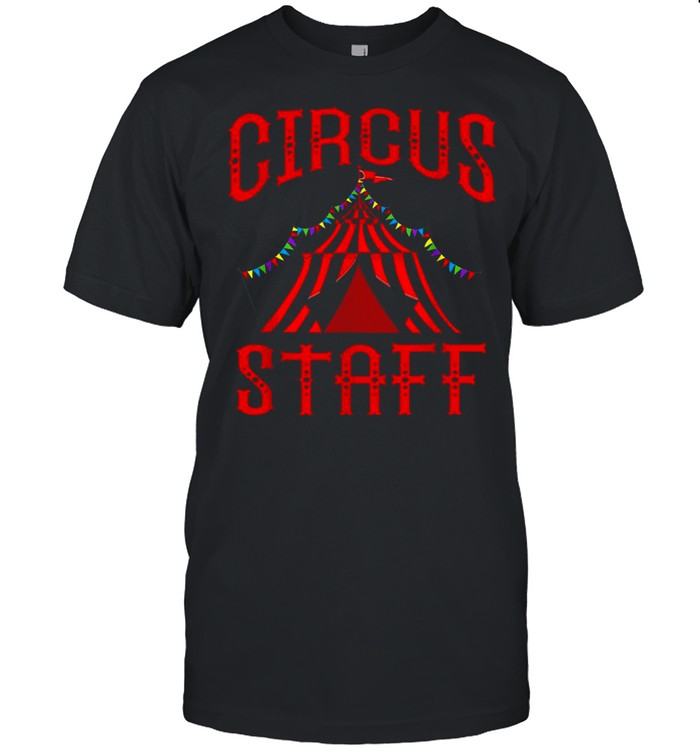 Vintage Circus Themed Birthday Party Circus Staff Shirt