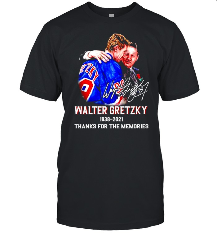 Walter Gretzky 1938 2021 thanks for the memories signature shirt Classic Men's T-shirt