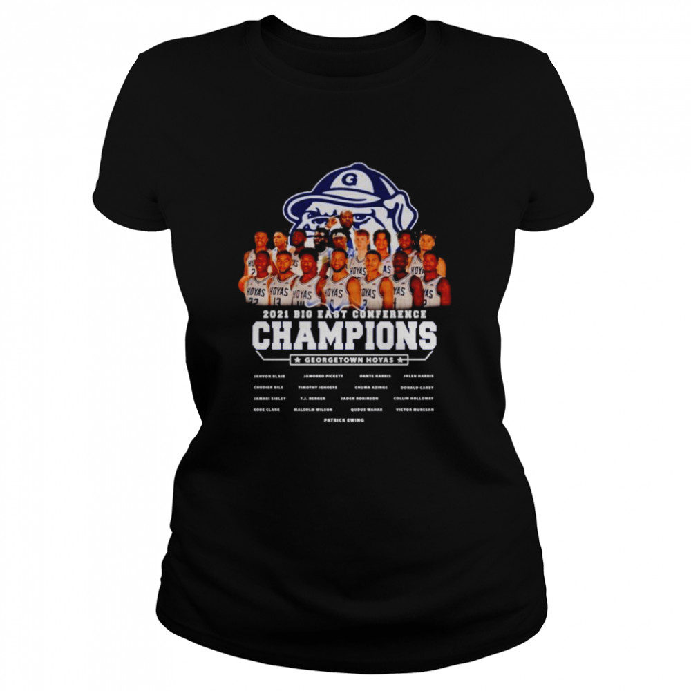2021 big east conference champions Georgetown Hoyas men’s basketball shirt Classic Women's T-shirt