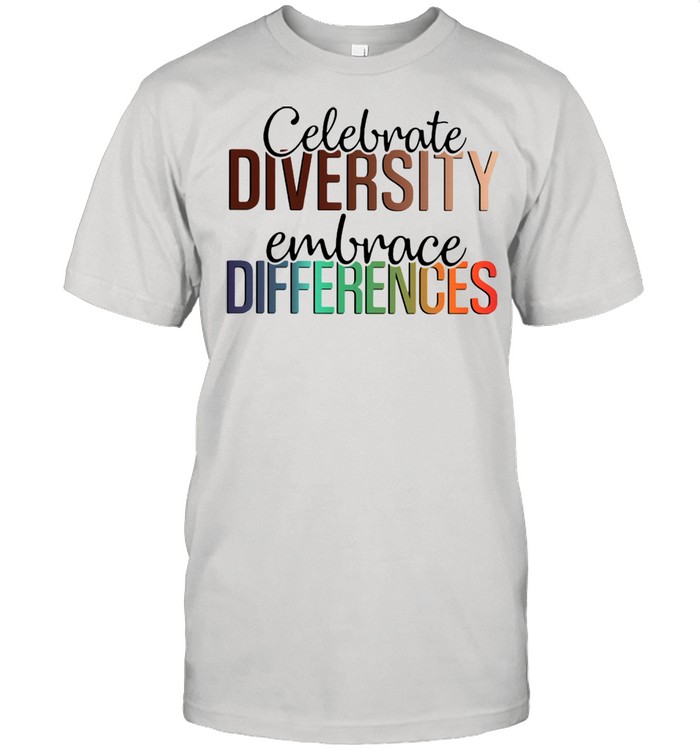 Celebrate Diversity Embrace Difference  Classic Men's T-shirt