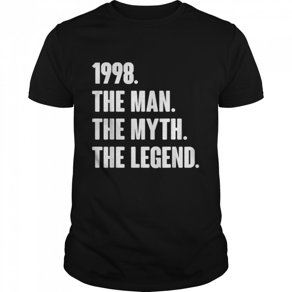 Retro Vintage 23rd 1998 Birthday For 23 Year Old Man shirt Classic Men's T-shirt