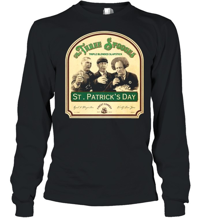 Three Stooges St Patrick’s Day shirt Long Sleeved T-shirt