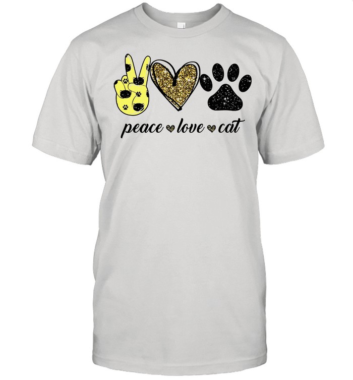 Peace love Cat shirt