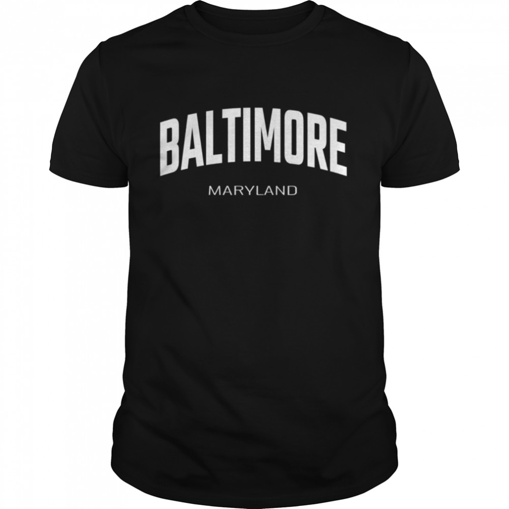 Baltimore Maryland MD vintage state Athletic style shirt Classic Men's T-shirt