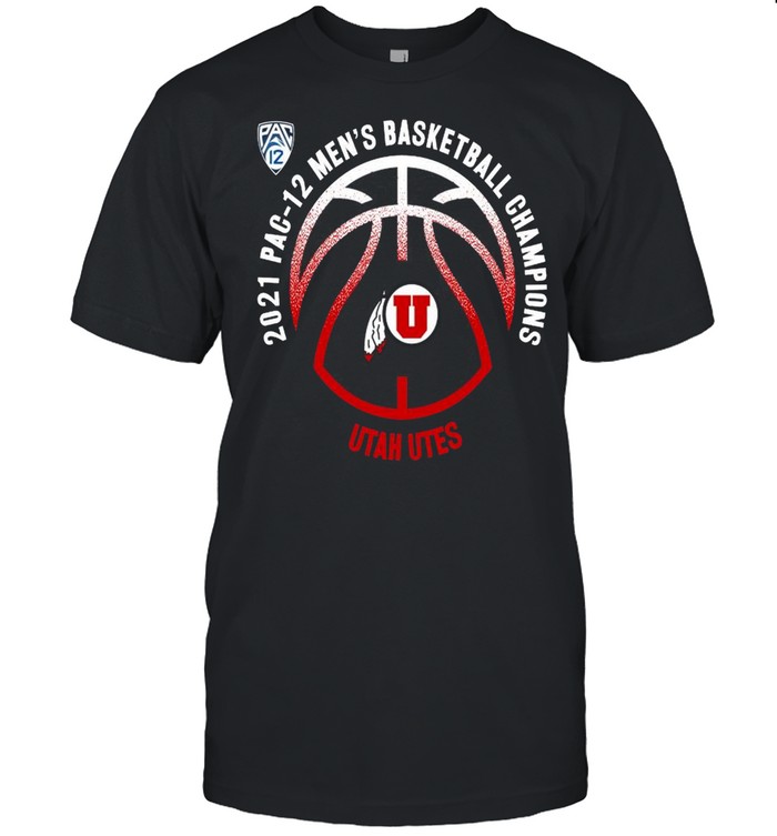 Utah Utes 2021 PAC-12 men’s basketball champions shirt