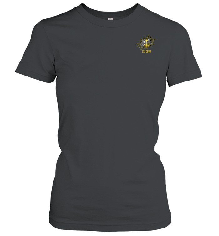 1% Club Navy Master Chief E9 MCPO Pride Classic Women's T-shirt