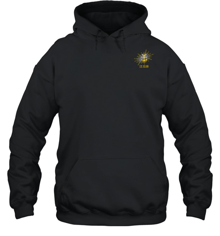 1% Club Navy Master Chief E9 MCPO Pride Unisex Hoodie