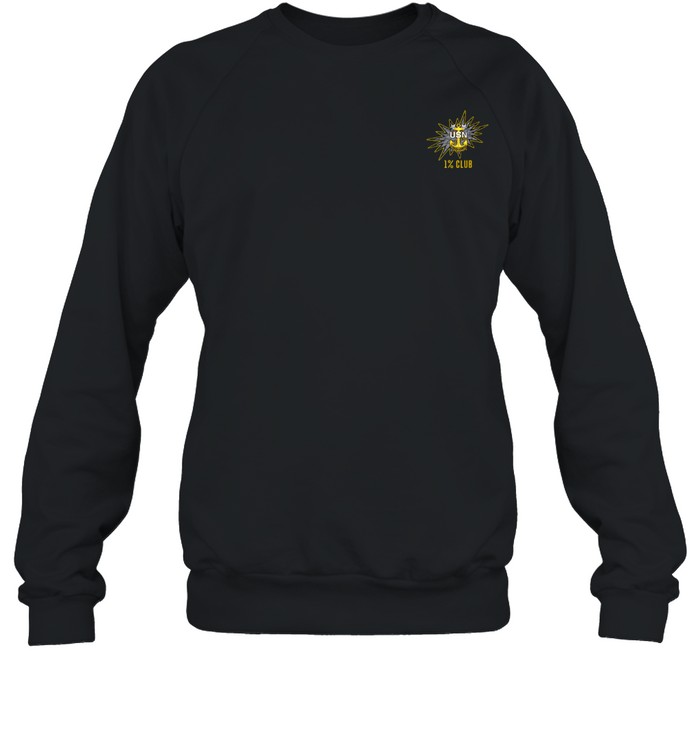 1% Club Navy Master Chief E9 MCPO Pride Unisex Sweatshirt