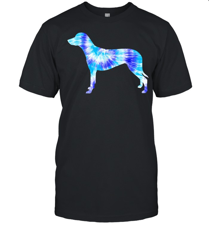 Blue Tie Dye Dalmatian Dog Lover Hippie Peace Animal shirt