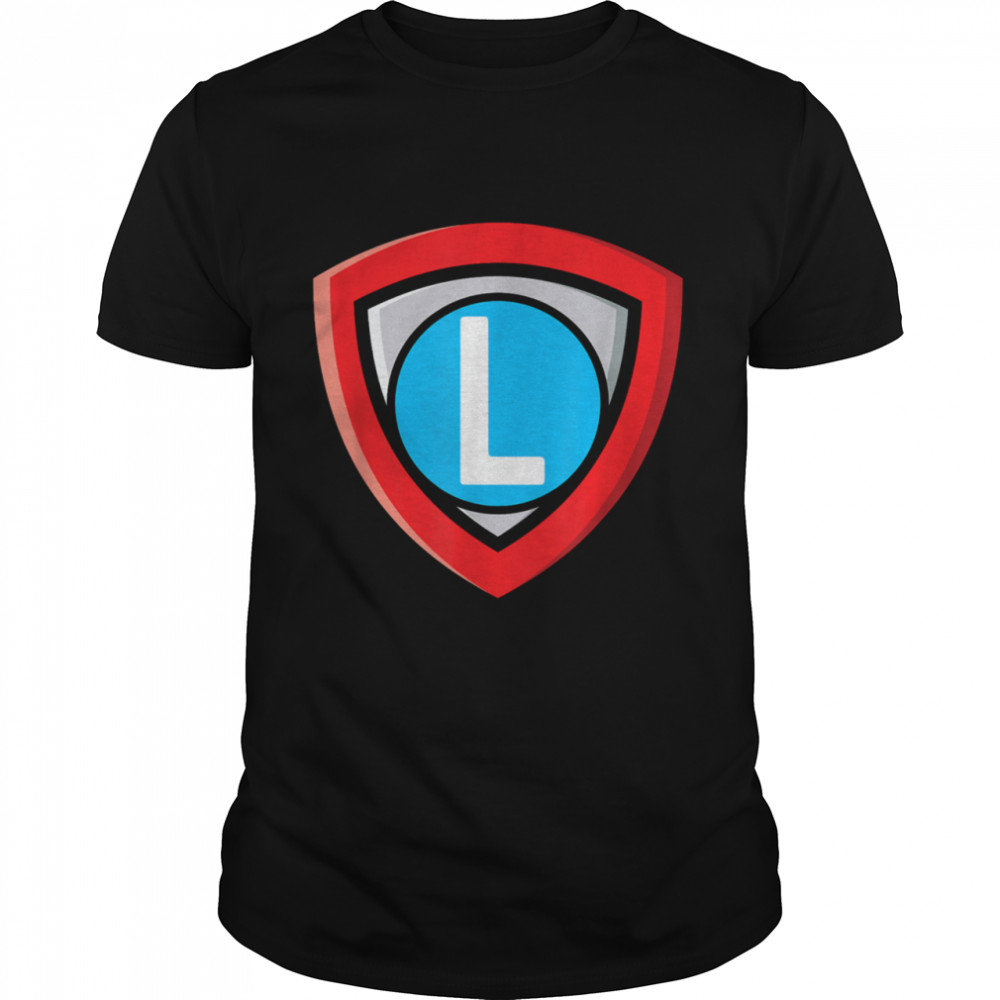 Letter L Superhero symbol Shirt