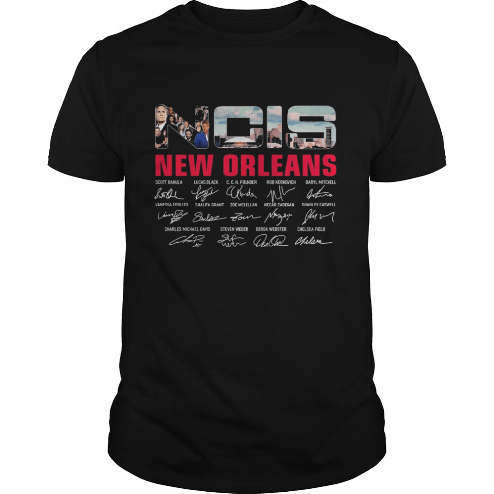 Ncis New Orleans Movie signatures thank you for the memories shirt