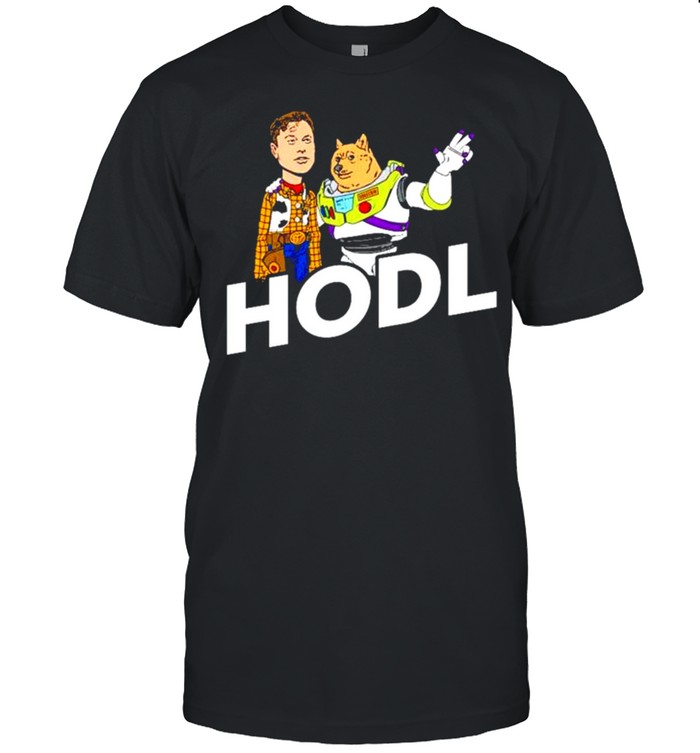 Hodl Elon and Doge Buzz Lightyear and Woody Toy Story shirt