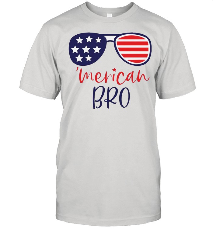 Independence Day 4th Of July – Glasses American Flag Merica Bro shirt