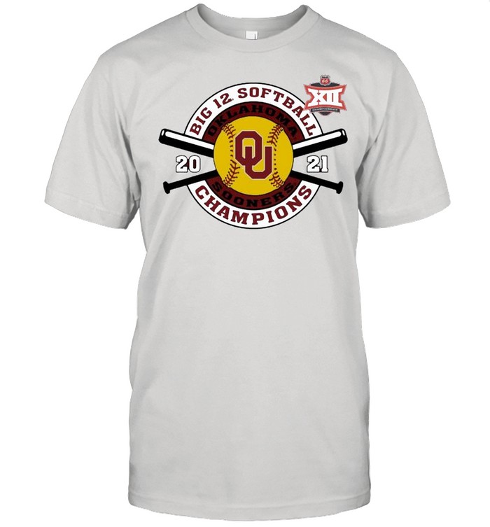 Crimson Oklahoma Sooners 2021 Big 12 Softball Tournament Champions shirt