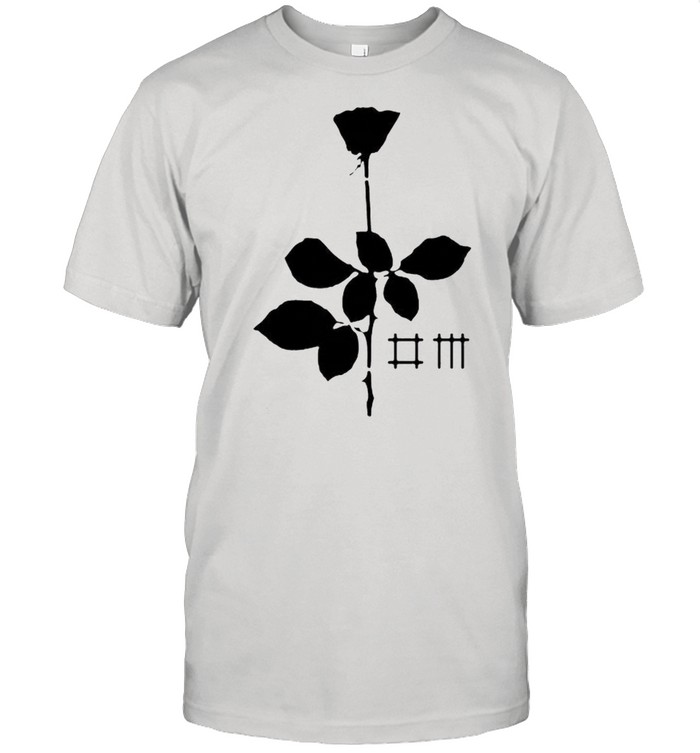 Black rose depeche mode shirt