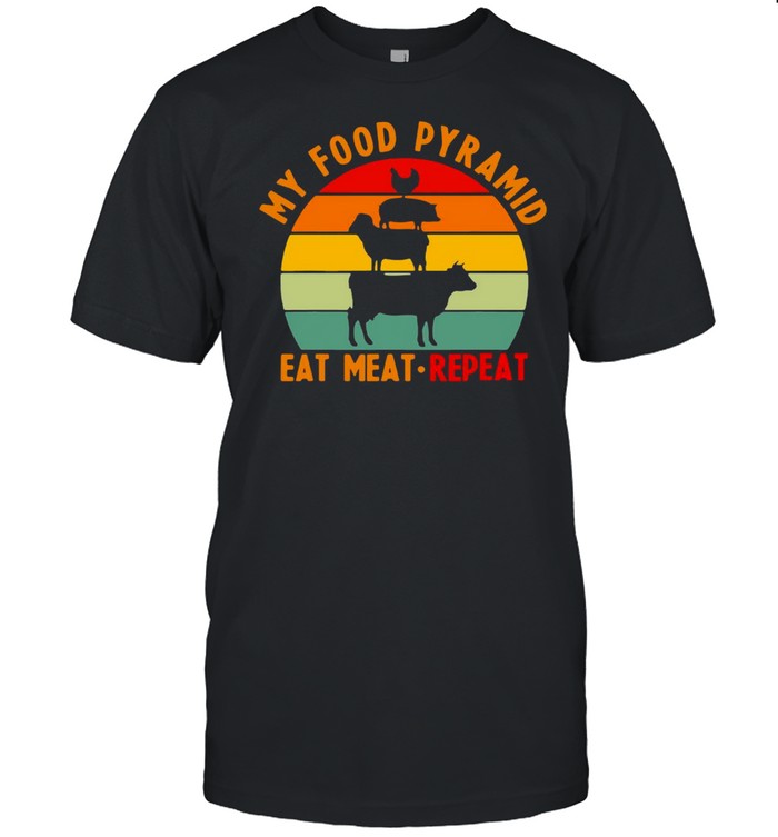 food pyramid t shirt