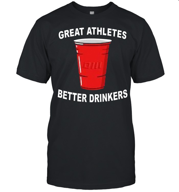 Diii Great Athletes Better Drinkers Pocket shirt