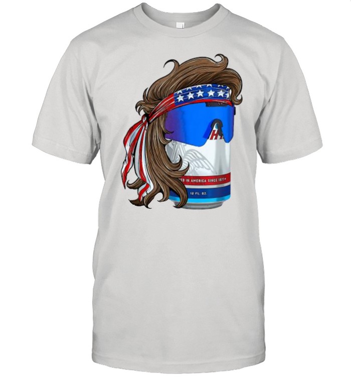Patriotic Mullet Beer Graphic 4th of July Summer Shirt