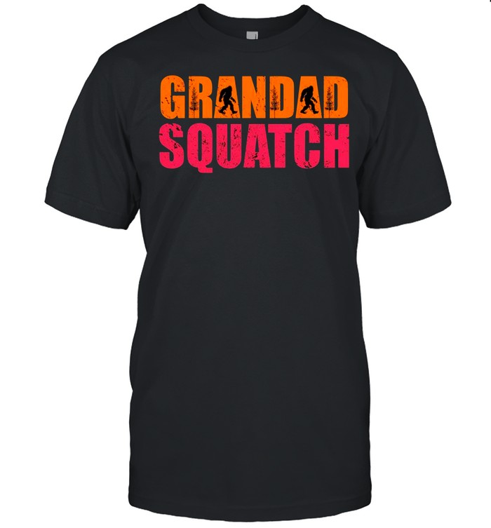 Bigfoot First Grandad Squatch shirt