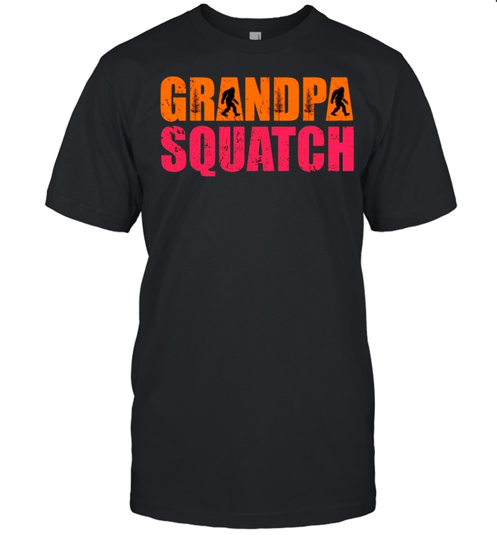 Bigfoot First Grandpa Squatch shirt