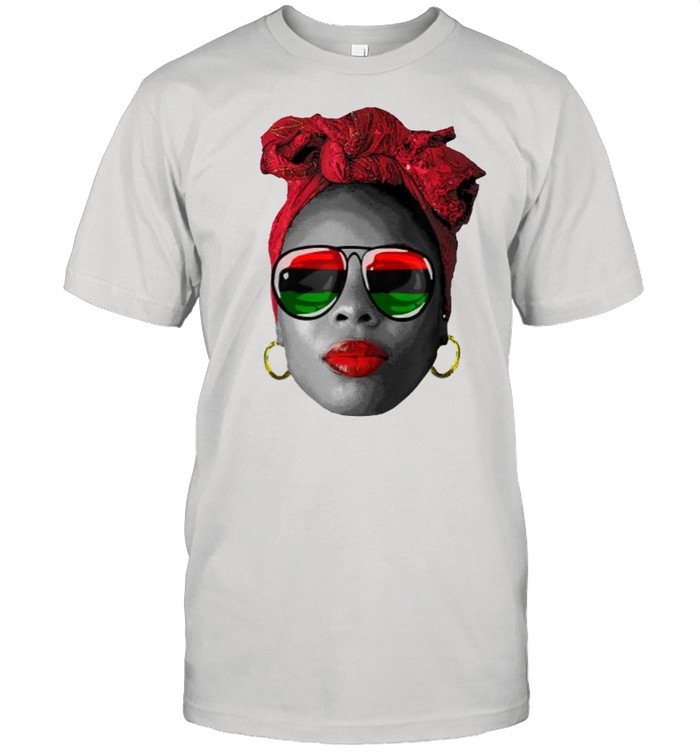 Black Queen Afro Unapologetically Dope – Melanin Girl Art T-Shirt