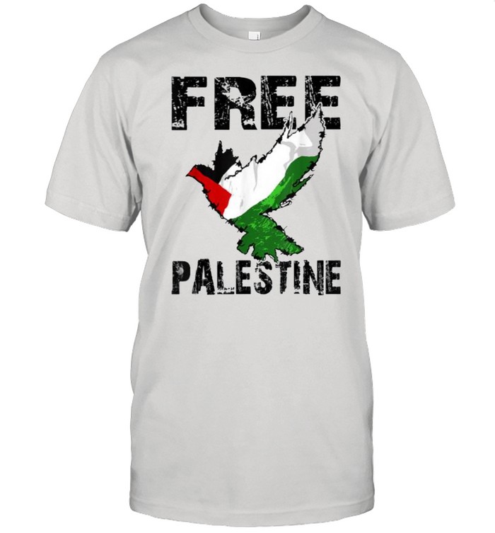 Free Palestine Palestinian Flag Bird Eagle Palestine T-Shirt
