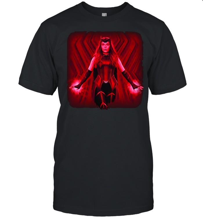 Marvel Wandavision Scarlet Witch Textured Portrait Pullover T-shirt