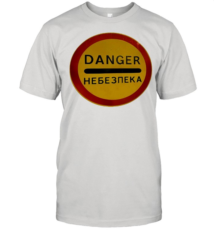 Chernobyl Radiation Warning Vintage Rusted Danger Sign T-shirt