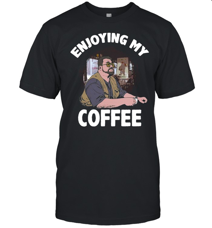 Enjoying My Coffee Coaster T-shirt