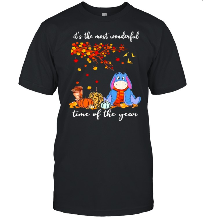 Its the most wonderful time of the year pumpkin eeyore shirt